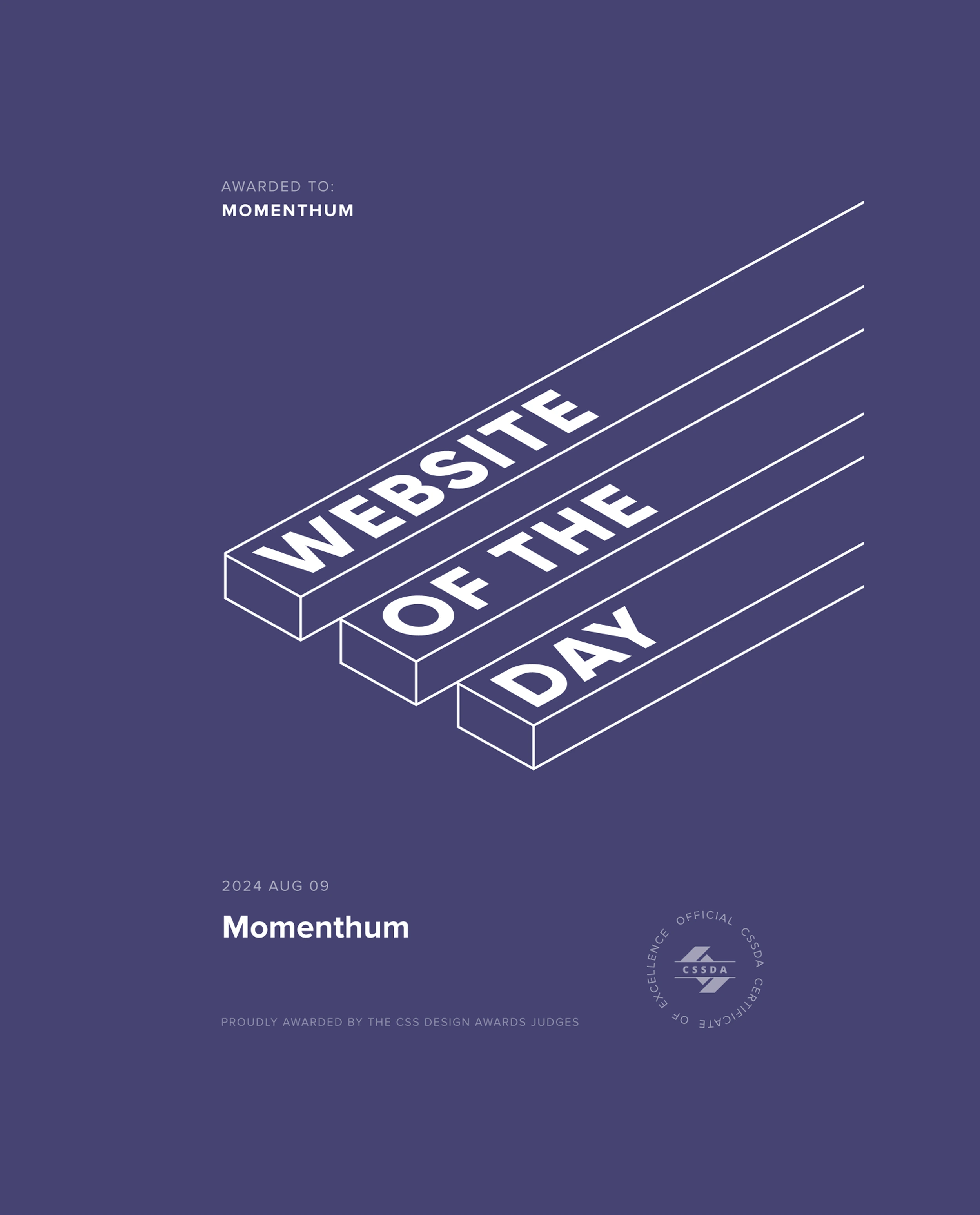 CSSDA Site of the Day